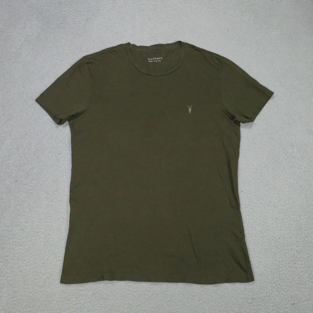 Allsaints All Saints figure Tee Medium Olive Green Short Sleeve